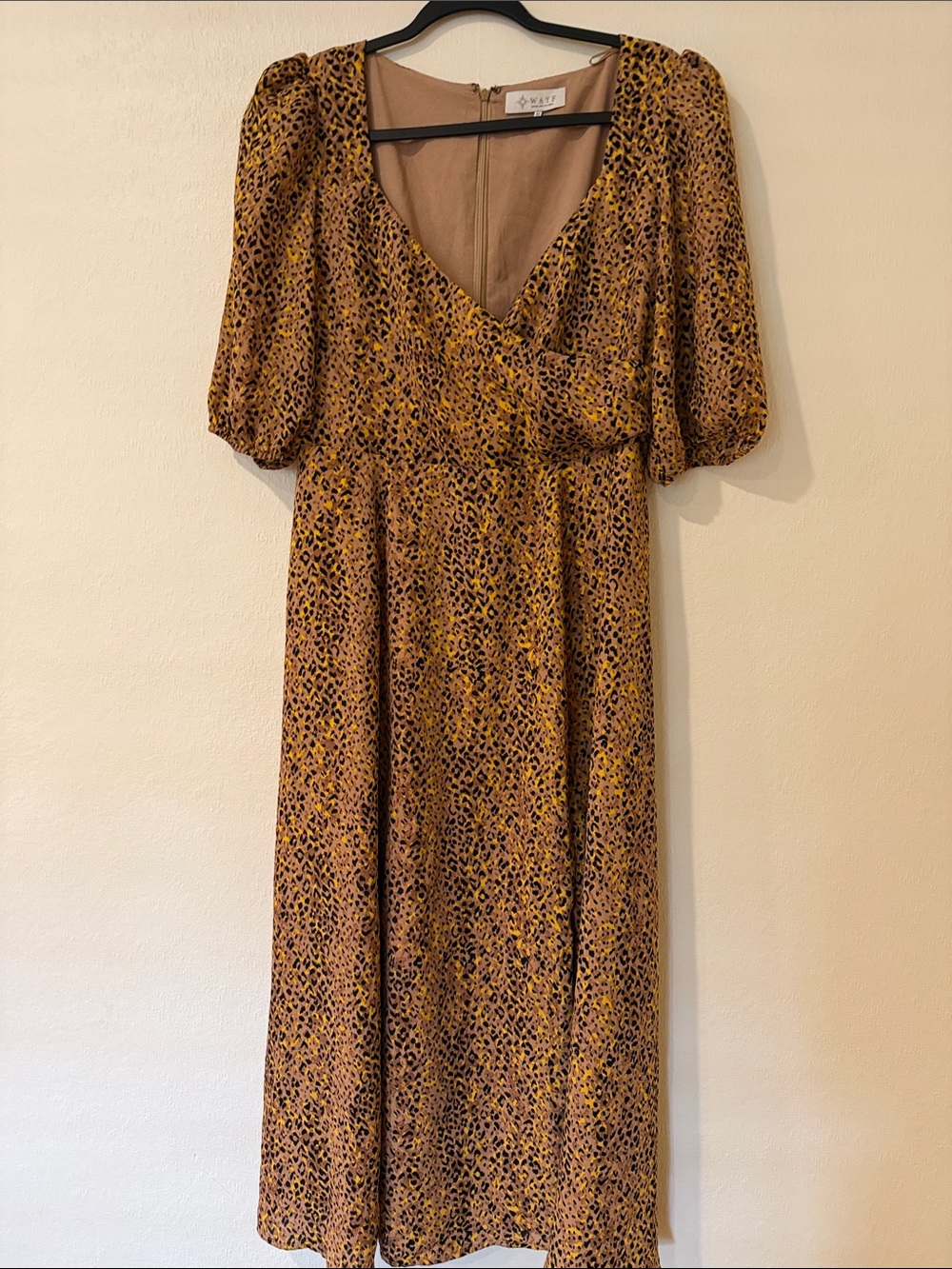 Wayf Leopard-Print Dress